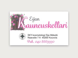 Kauneuskellarin käyntikortti